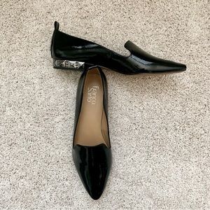 Franco Sarto black loafers. Size 10M.
